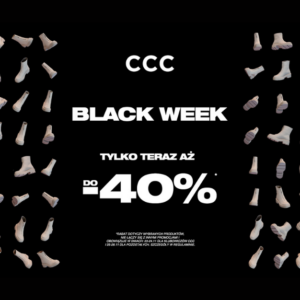 Black Week z rabatami nawet do -40%!