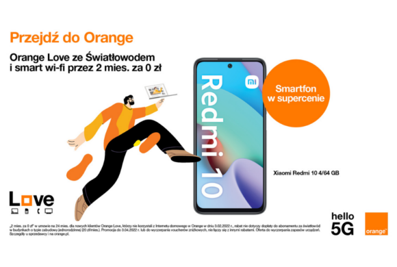 Orange Love ze Światłowodem i smart wi-fi przez 2 miesiące za 0zł!